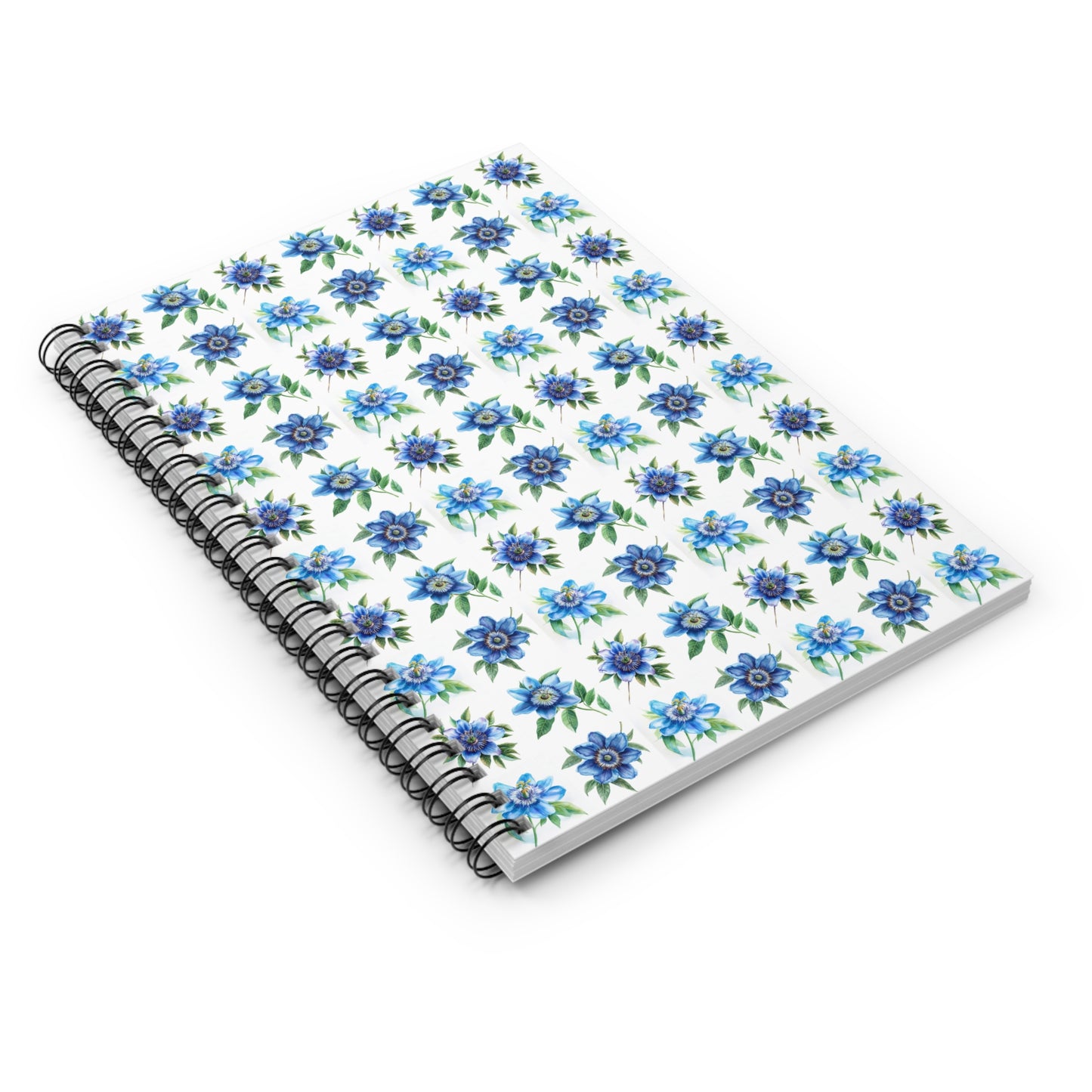 Blue Passion Flower Notebook