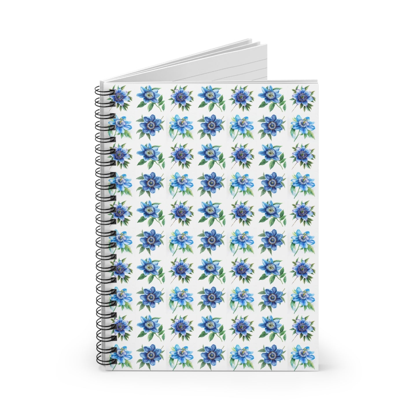 Blue Passion Flower Notebook