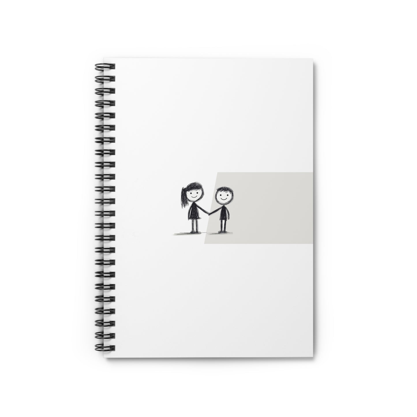 Cute Couples Spiral Notebook - Ruled Line for Love Notes & Everyday Jotting