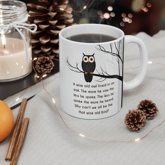 Whimsical Owl Mug - Perfect Gift for Nature Lovers